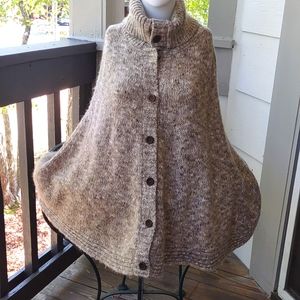 Lucky Brand Poncho Kitty Heller M/L New